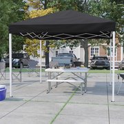 Flash Furniture 10'x10' Black Pop Up Event Canopy Tent JJ-GZ1010-BK-GG